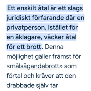 Vad i helvete är ett enskilt åtal. Gick inte att muta Dennis SATOSHI NAKAMOTO tyvärr.. Dags att vaakna upp.